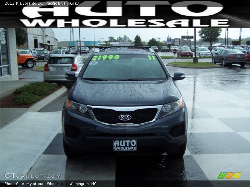 Pacific Blue / Gray 2012 Kia Sorento LX