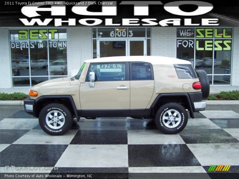 Quicksand / Dark Charcoal 2011 Toyota FJ Cruiser TRD 4WD