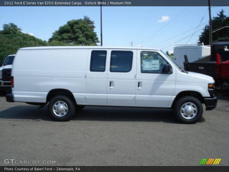 Oxford White / Medium Flint 2012 Ford E Series Van E350 Extended Cargo