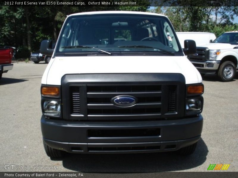 Oxford White / Medium Flint 2012 Ford E Series Van E350 Extended Cargo