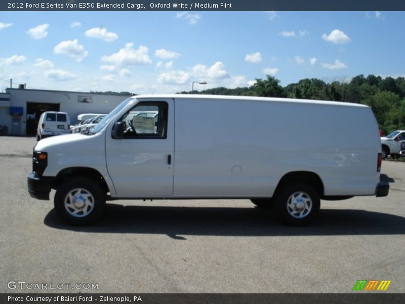 Oxford White / Medium Flint 2012 Ford E Series Van E350 Extended Cargo