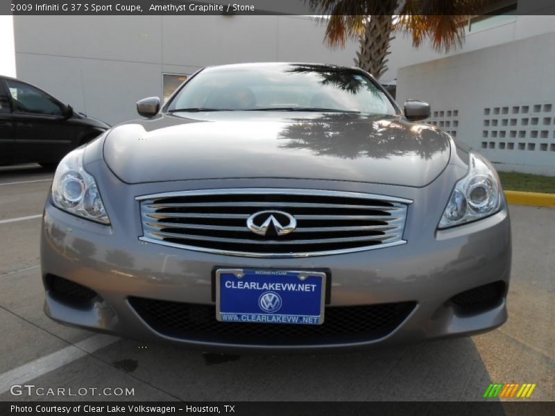 Amethyst Graphite / Stone 2009 Infiniti G 37 S Sport Coupe