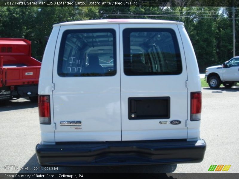 Oxford White / Medium Flint 2012 Ford E Series Van E350 Extended Cargo