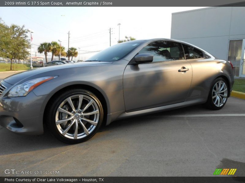 Amethyst Graphite / Stone 2009 Infiniti G 37 S Sport Coupe