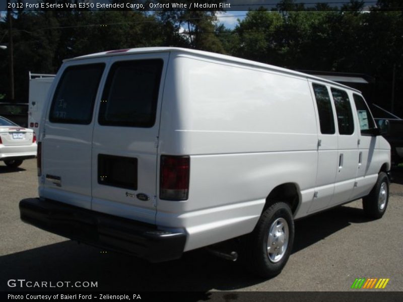 Oxford White / Medium Flint 2012 Ford E Series Van E350 Extended Cargo