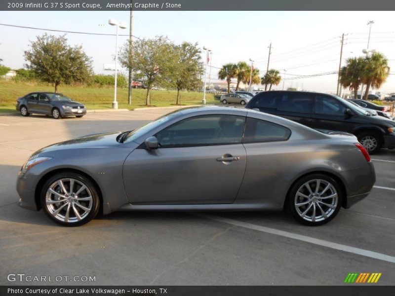 Amethyst Graphite / Stone 2009 Infiniti G 37 S Sport Coupe