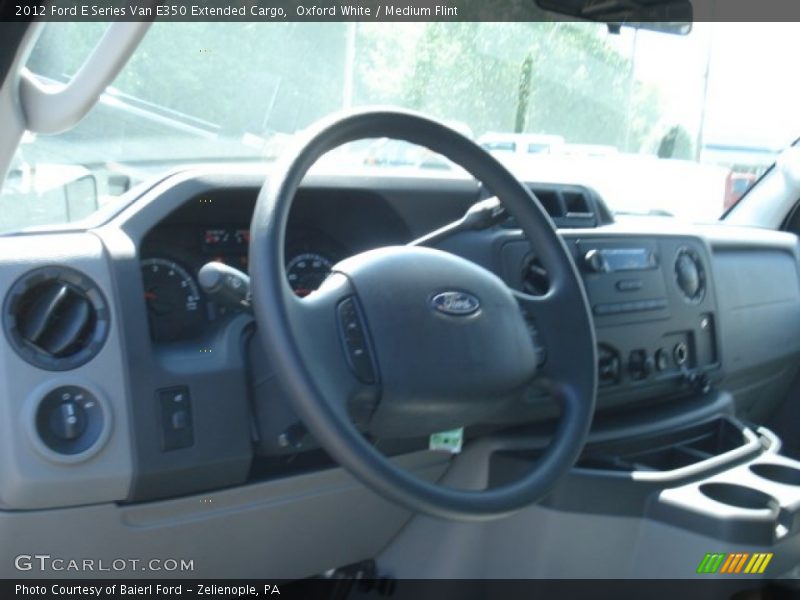 Oxford White / Medium Flint 2012 Ford E Series Van E350 Extended Cargo