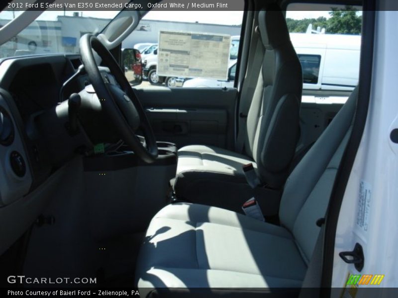 Oxford White / Medium Flint 2012 Ford E Series Van E350 Extended Cargo