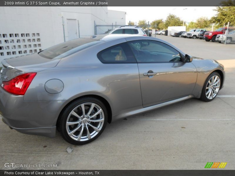 Amethyst Graphite / Stone 2009 Infiniti G 37 S Sport Coupe