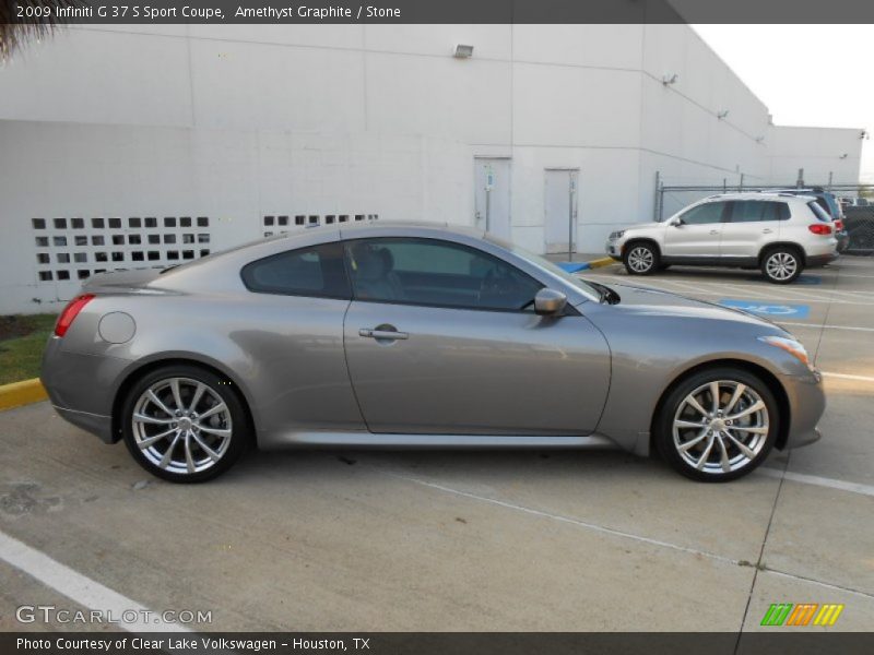 Amethyst Graphite / Stone 2009 Infiniti G 37 S Sport Coupe