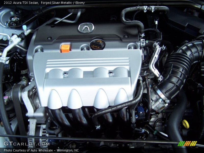Forged Silver Metallic / Ebony 2012 Acura TSX Sedan