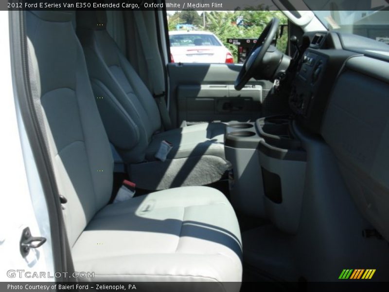 Oxford White / Medium Flint 2012 Ford E Series Van E350 Extended Cargo