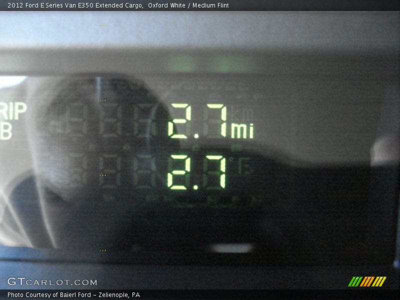 Oxford White / Medium Flint 2012 Ford E Series Van E350 Extended Cargo