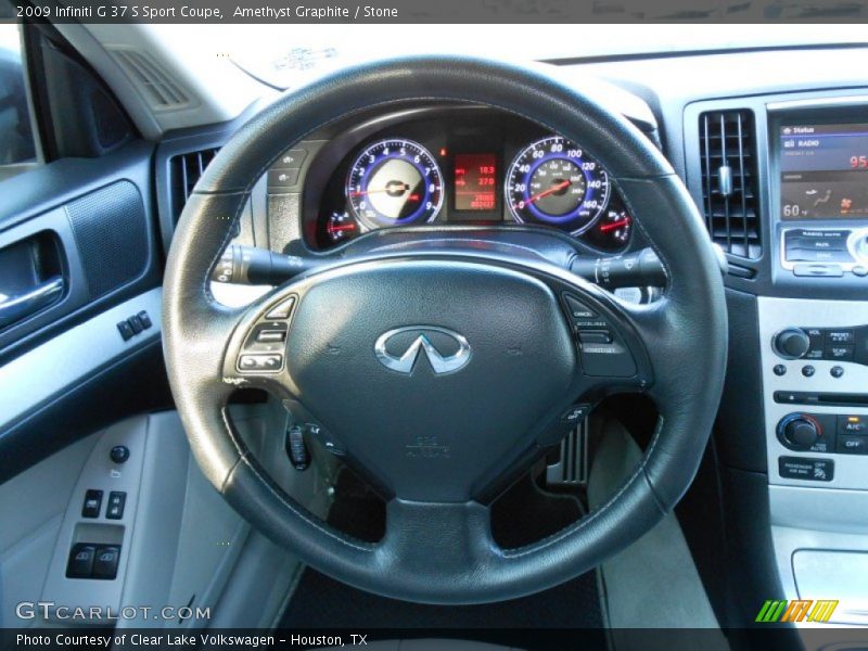 Amethyst Graphite / Stone 2009 Infiniti G 37 S Sport Coupe