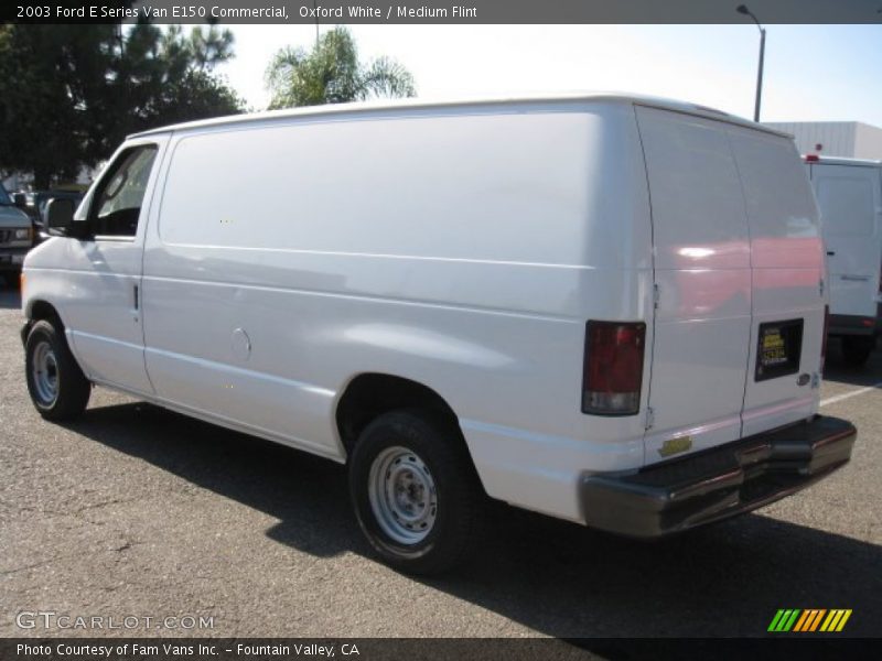 Oxford White / Medium Flint 2003 Ford E Series Van E150 Commercial