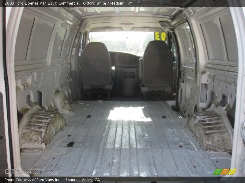 Oxford White / Medium Flint 2003 Ford E Series Van E150 Commercial