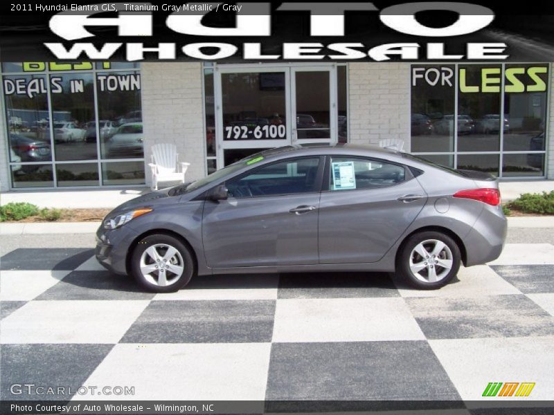 Titanium Gray Metallic / Gray 2011 Hyundai Elantra GLS