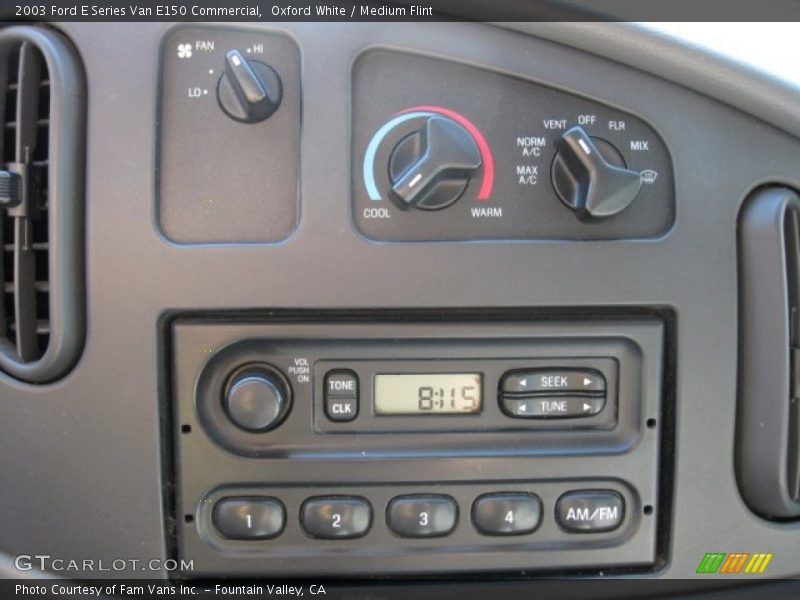 Oxford White / Medium Flint 2003 Ford E Series Van E150 Commercial