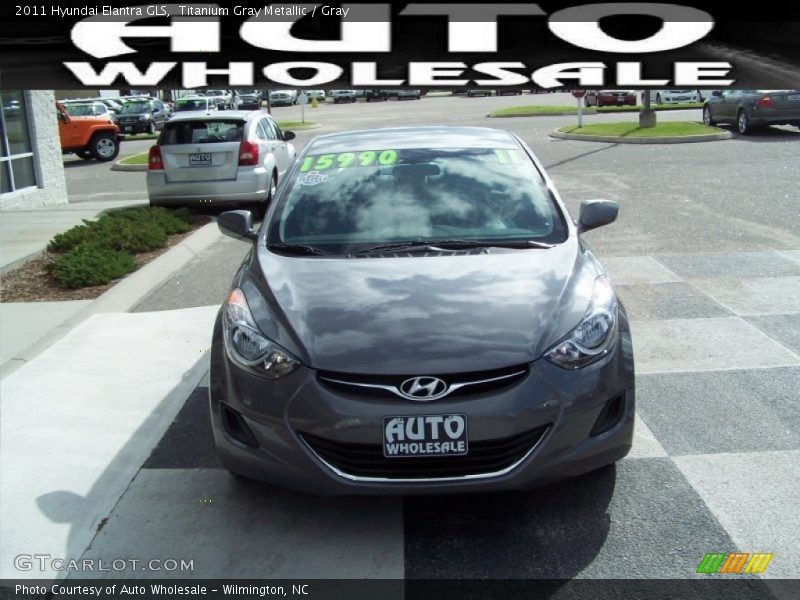 Titanium Gray Metallic / Gray 2011 Hyundai Elantra GLS