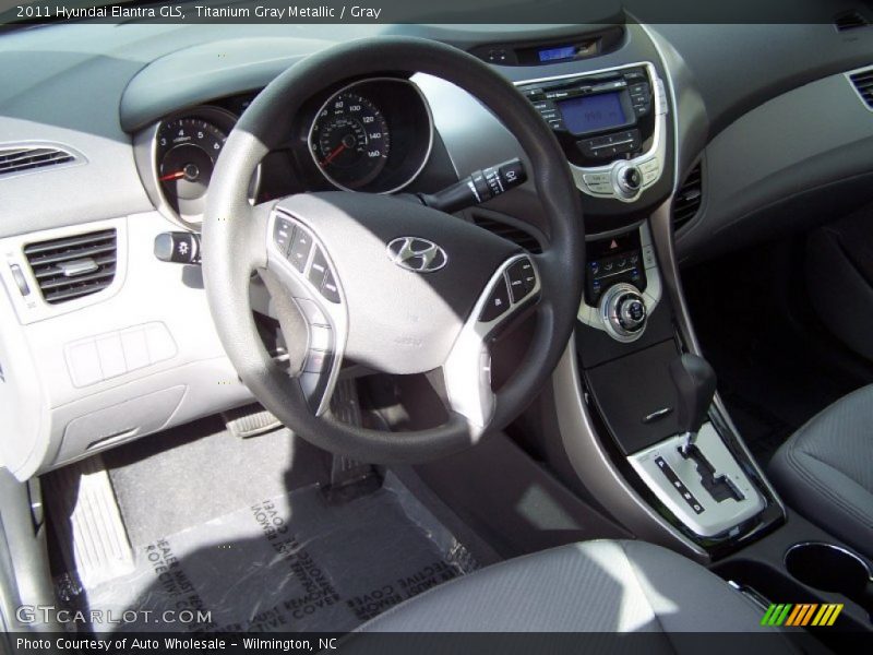 Titanium Gray Metallic / Gray 2011 Hyundai Elantra GLS