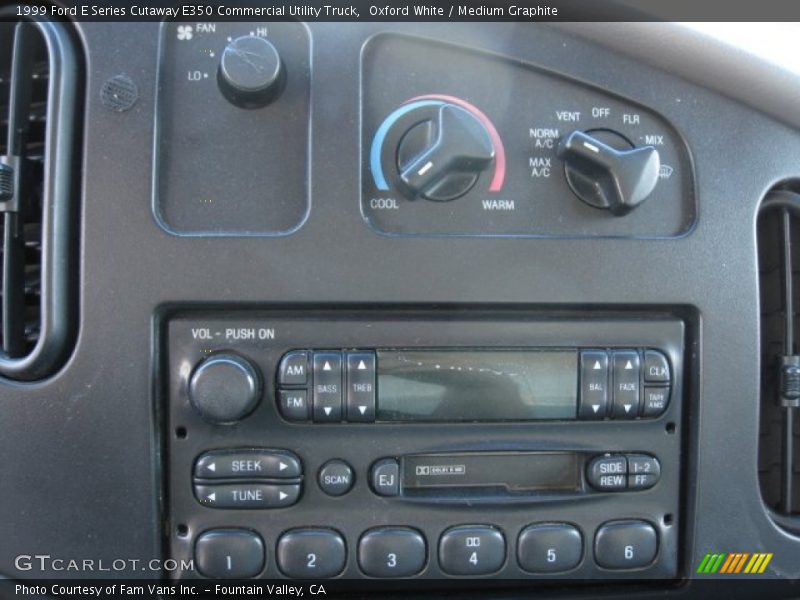Oxford White / Medium Graphite 1999 Ford E Series Cutaway E350 Commercial Utility Truck