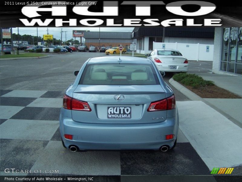 Cerulean Blue Mica / Light Gray 2011 Lexus IS 250