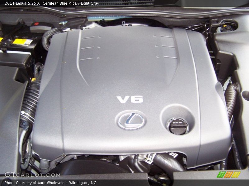 Cerulean Blue Mica / Light Gray 2011 Lexus IS 250