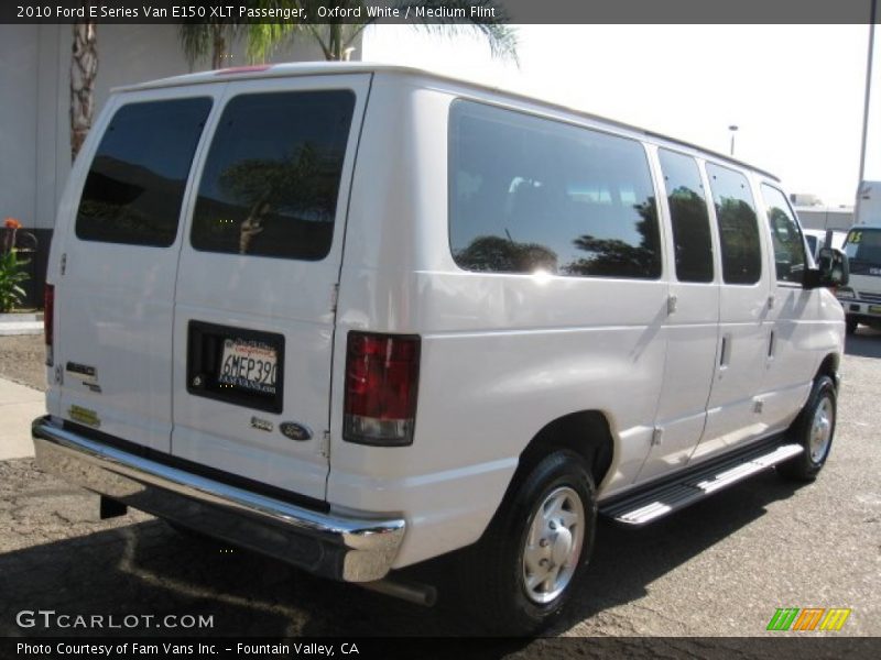 Oxford White / Medium Flint 2010 Ford E Series Van E150 XLT Passenger