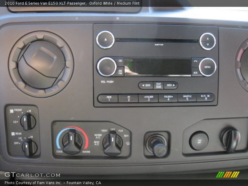 Oxford White / Medium Flint 2010 Ford E Series Van E150 XLT Passenger