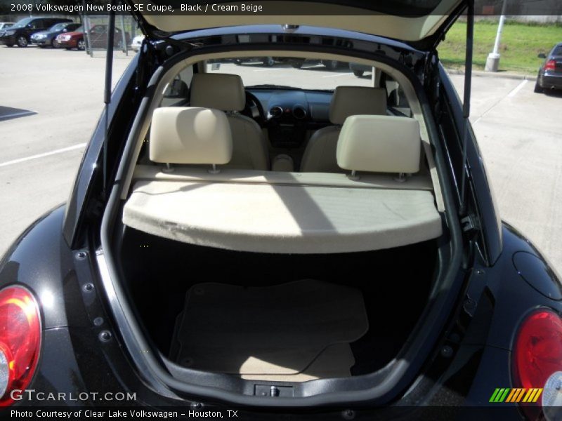 Black / Cream Beige 2008 Volkswagen New Beetle SE Coupe