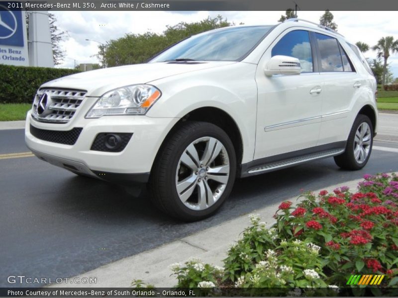 Arctic White / Cashmere 2011 Mercedes-Benz ML 350