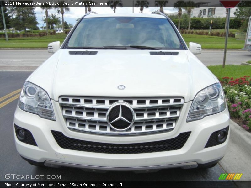 Arctic White / Cashmere 2011 Mercedes-Benz ML 350