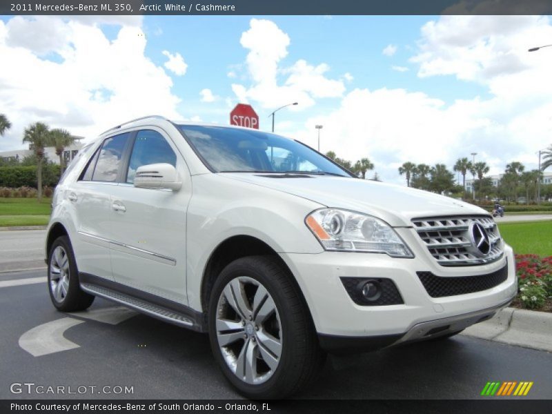Arctic White / Cashmere 2011 Mercedes-Benz ML 350