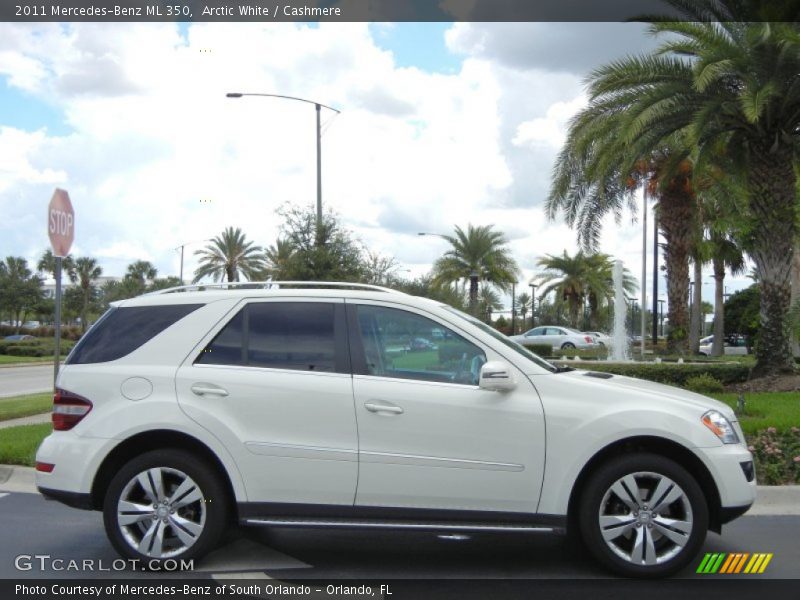 Arctic White / Cashmere 2011 Mercedes-Benz ML 350