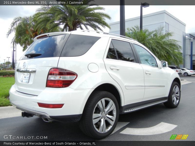 Arctic White / Cashmere 2011 Mercedes-Benz ML 350