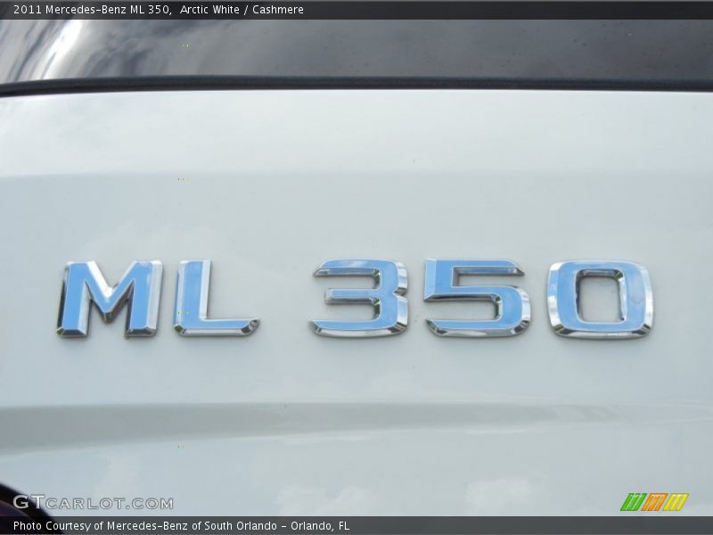 Arctic White / Cashmere 2011 Mercedes-Benz ML 350