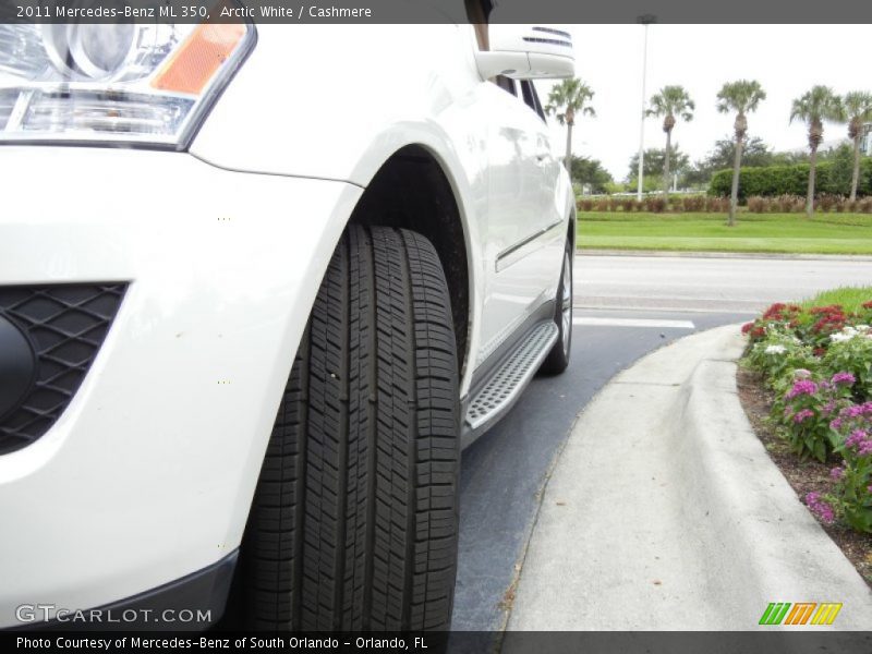 Arctic White / Cashmere 2011 Mercedes-Benz ML 350