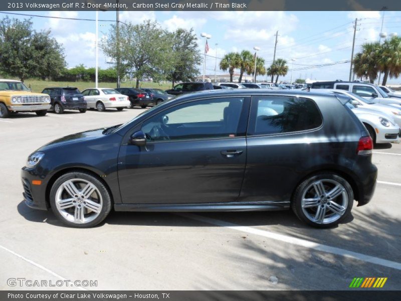 Carbon Steel Gray Metallic / Titan Black 2013 Volkswagen Golf R 2 Door 4Motion