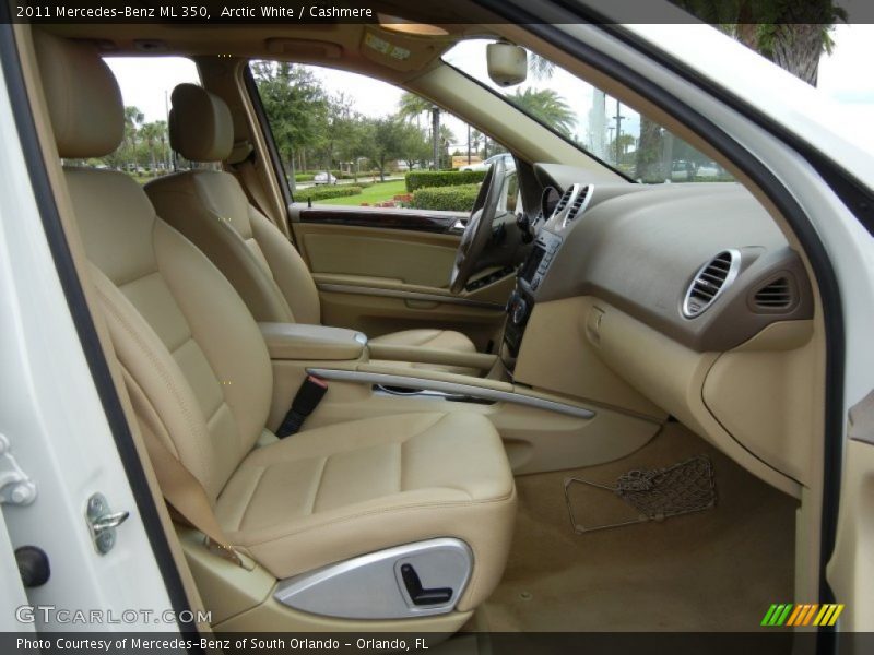 Arctic White / Cashmere 2011 Mercedes-Benz ML 350