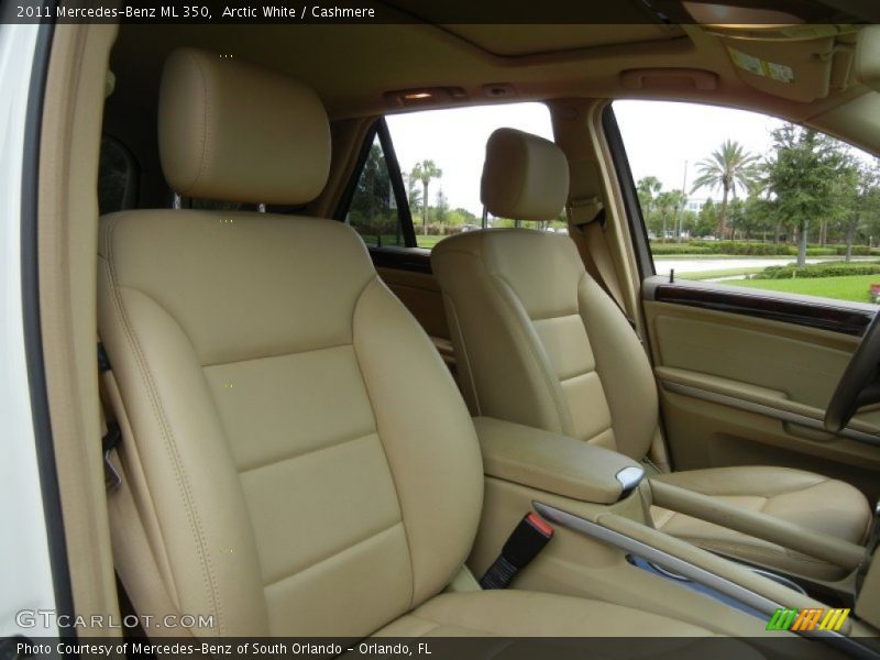 Arctic White / Cashmere 2011 Mercedes-Benz ML 350