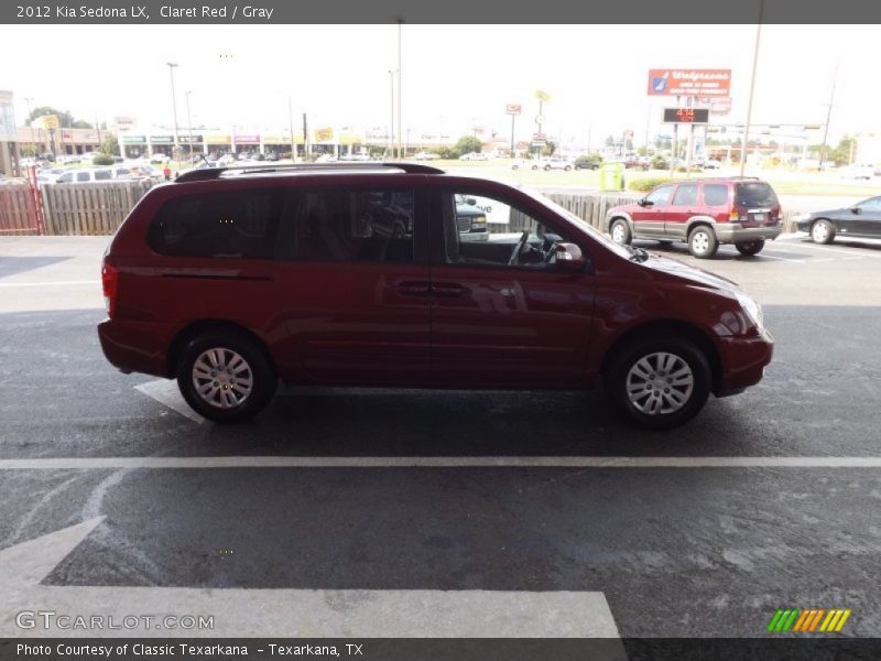 Claret Red / Gray 2012 Kia Sedona LX