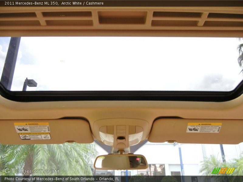 Arctic White / Cashmere 2011 Mercedes-Benz ML 350