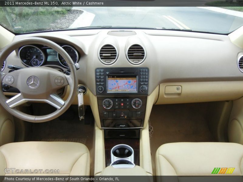 Arctic White / Cashmere 2011 Mercedes-Benz ML 350