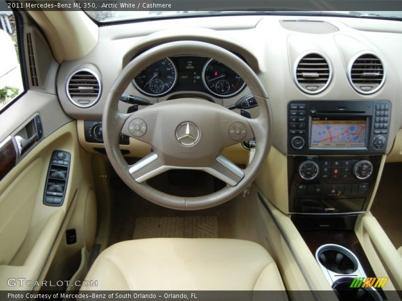 Arctic White / Cashmere 2011 Mercedes-Benz ML 350