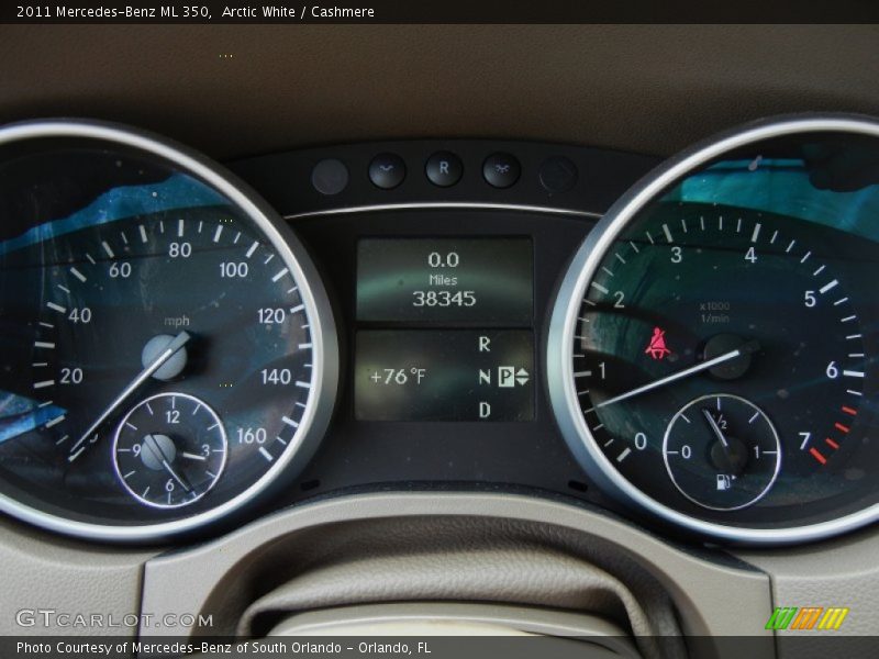 Arctic White / Cashmere 2011 Mercedes-Benz ML 350