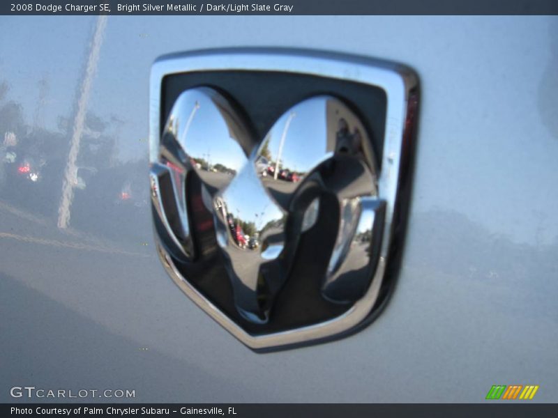 Bright Silver Metallic / Dark/Light Slate Gray 2008 Dodge Charger SE