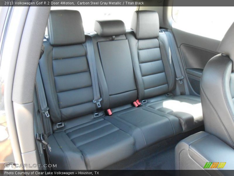 Rear Seat of 2013 Golf R 2 Door 4Motion