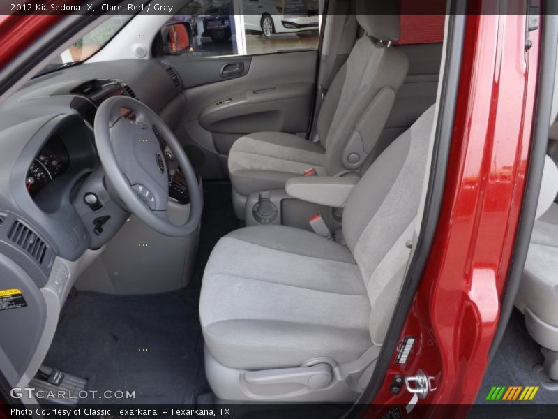 Claret Red / Gray 2012 Kia Sedona LX