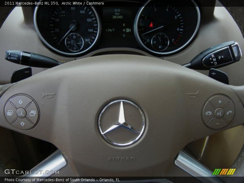 Arctic White / Cashmere 2011 Mercedes-Benz ML 350