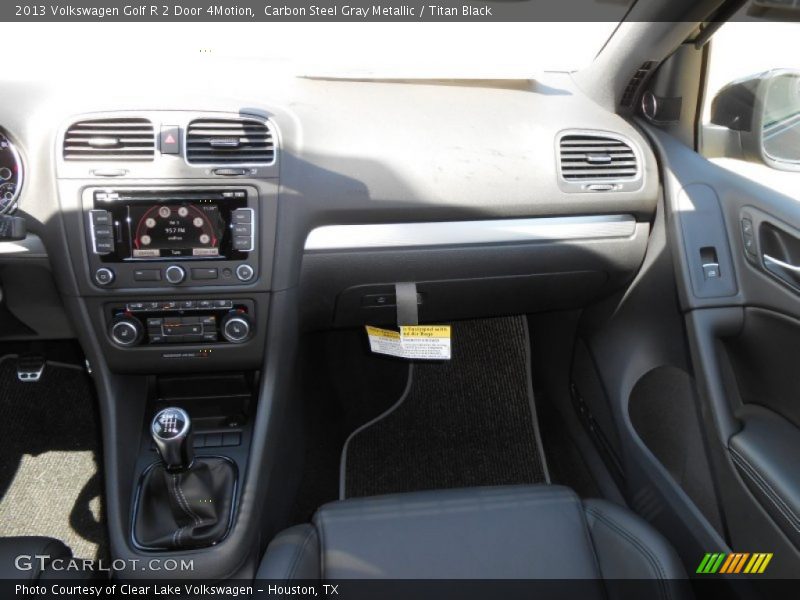 Carbon Steel Gray Metallic / Titan Black 2013 Volkswagen Golf R 2 Door 4Motion